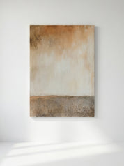 Tranquil Horizon Hand-Painted Oil on Canvas