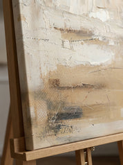 Golden Harmony Hand-Painted Oil on Canvas