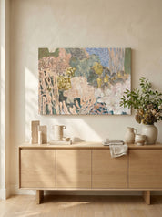 Floral Blessing Hand-Painted Oil on Canvas