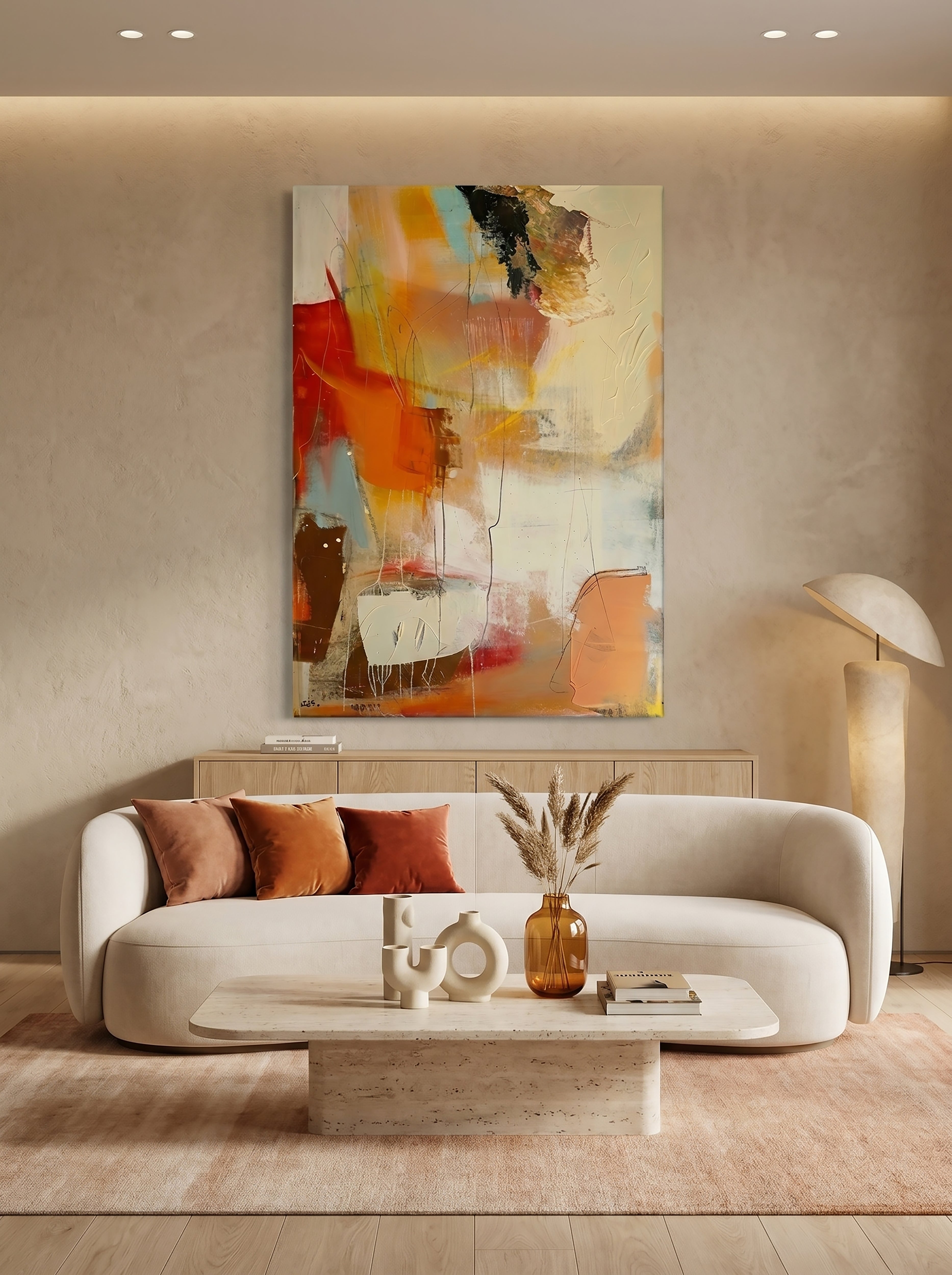 SunSet Hand-Painted Oil on Canvas