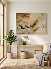 Peng Cheng Hand-Painted Oil on Canvas