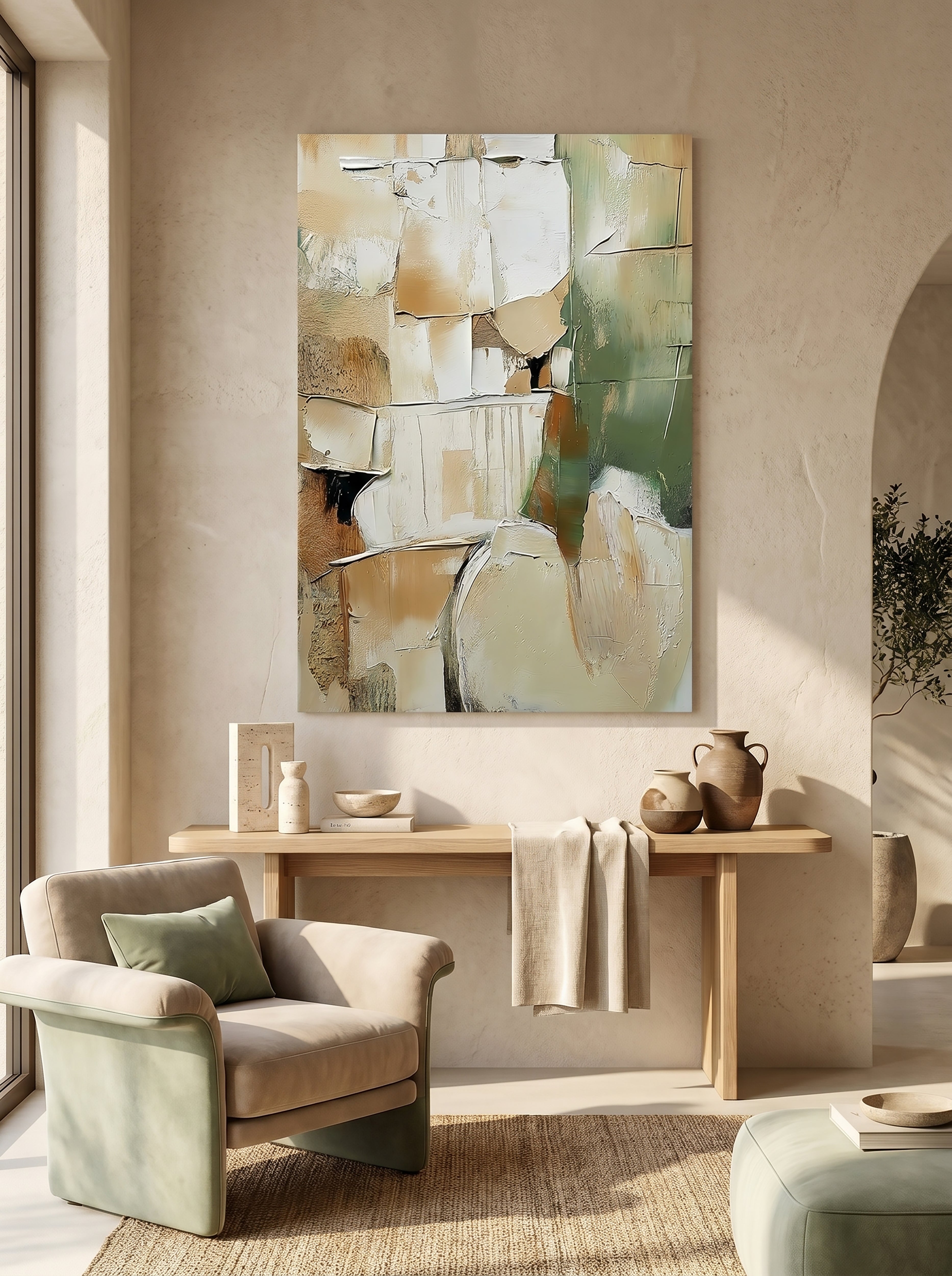 Spring Prosperity Hand-Painted Oil on Canvas