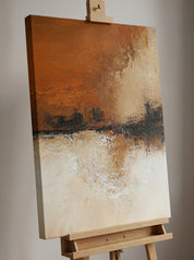 Twilight Meadow Hand-Painted Oil on Canvas