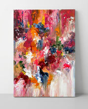 Fu Ying Hand-Painted Oil on Canvas