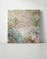 Verdant Whisper Hand-Painted Oil on Canvas