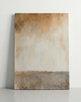 Tranquil Horizon Hand-Painted Oil on Canvas