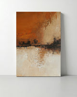 Twilight Meadow Hand-Painted Oil on Canvas