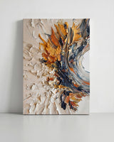 Radiant Surge Hand-Painted Oil on Canvas
